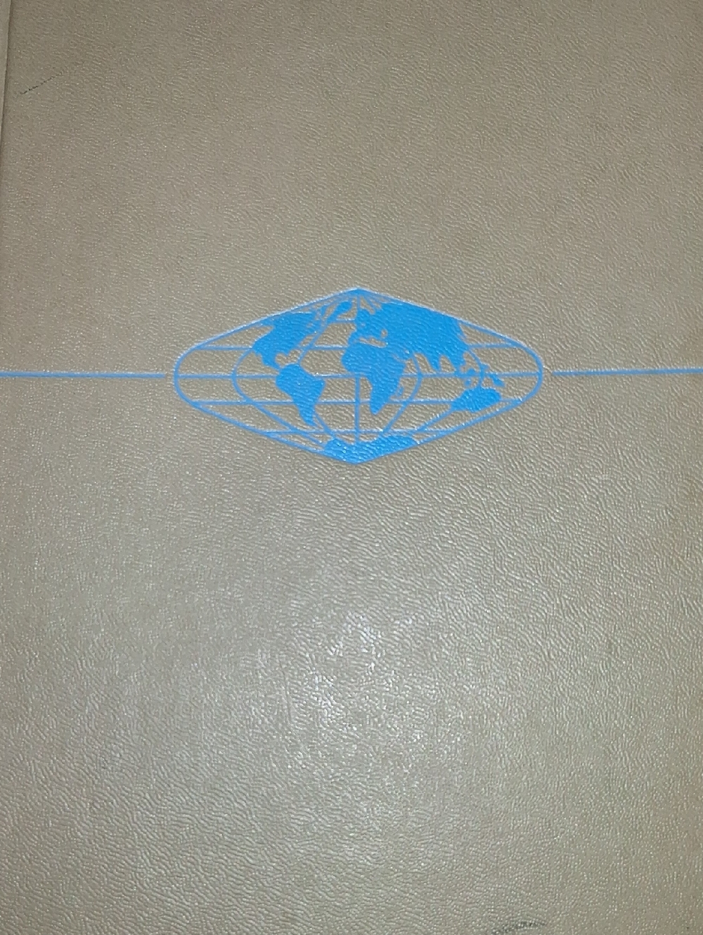 Vintage World Globe  Encyclopedia of World Travel 1967